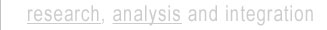 research, analysis and integration